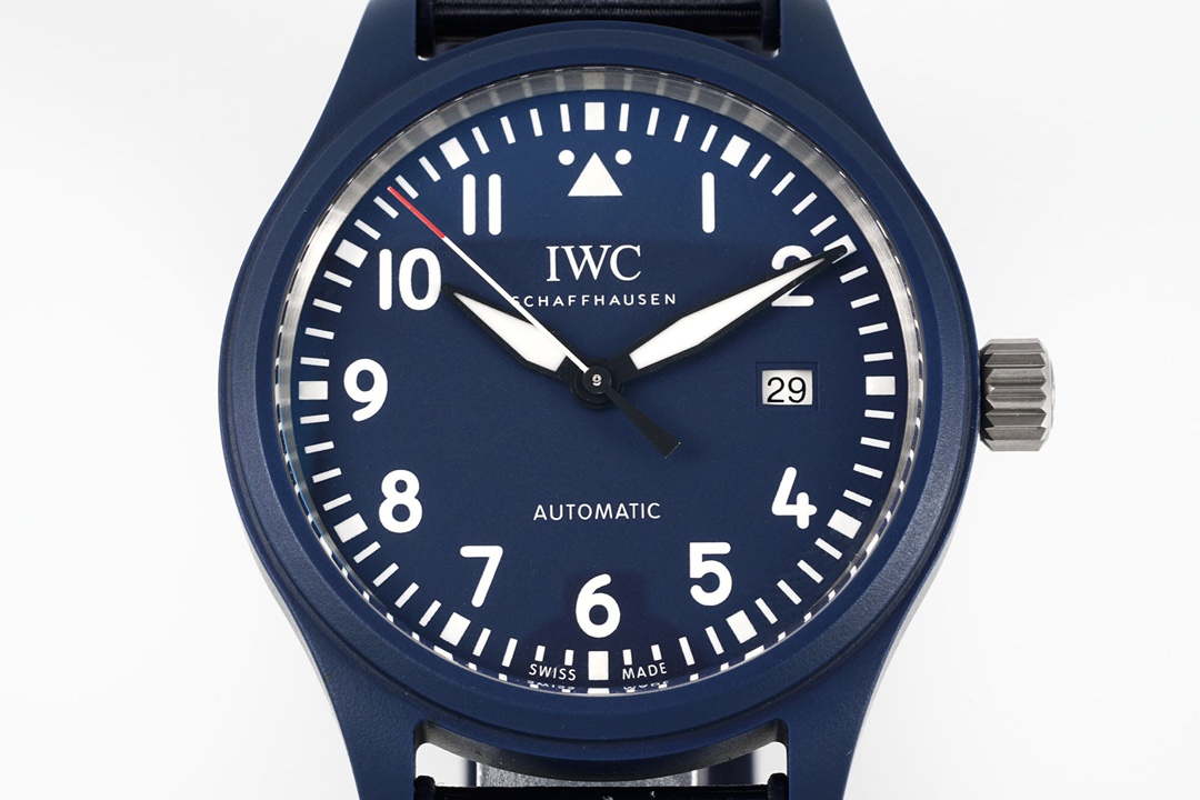 Iwc Zf Ceramic Diameter41 mm Size, Watch Case Date Display Movement 9015 Movementthickness, Thickness