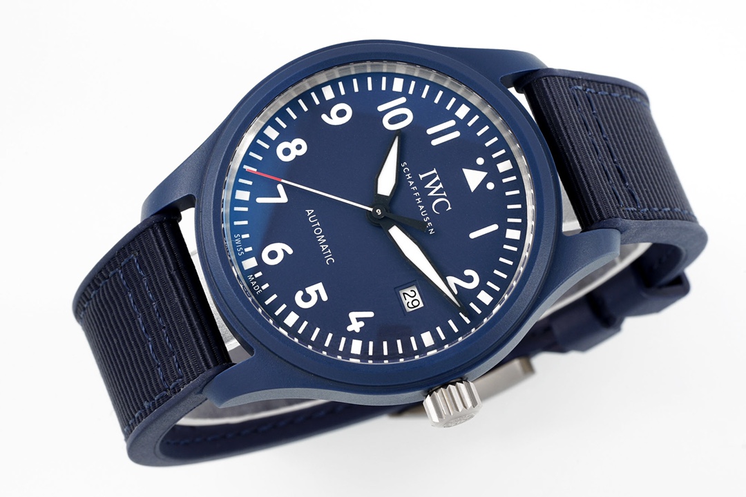 Iwc Zf Ceramic Diameter41 mm Size, Watch Case Date Display Movement 9015 Movementthickness, Thickness