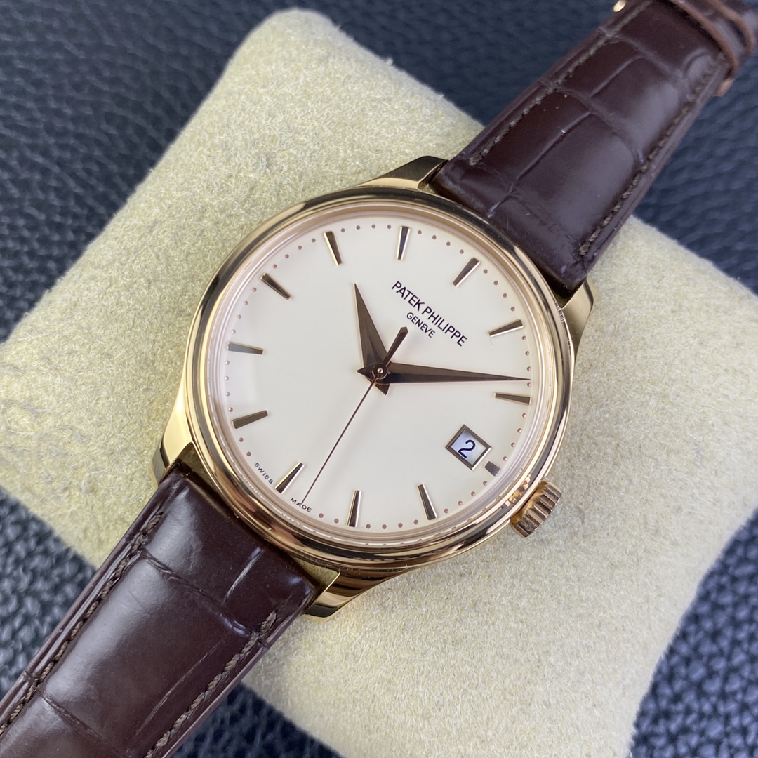 Patek Philippe 3k Philippe5227 Movement:324 Movement Size:case Diameter39 mm 4 Watch Strap: :99 Originaldiameter,thickness, Dial, Case 29 324 Strap,18kgold Plated Rose Gold Sports Style 3k Philippe5227