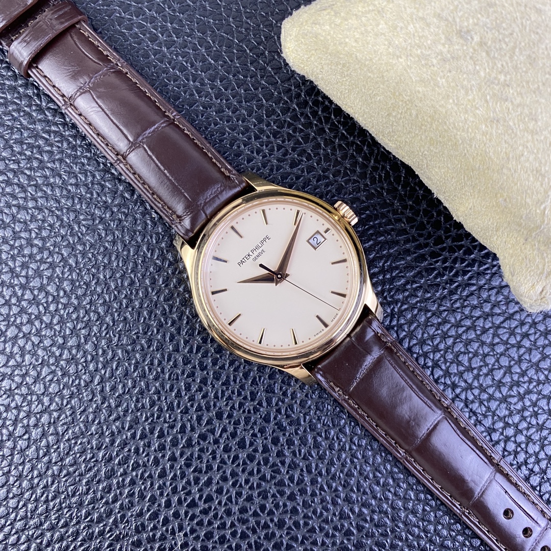 Patek Philippe 3k Philippe5227 Movement:324 Movement Size:case Diameter39 mm 4 Watch Strap: :99 Originaldiameter,thickness, Dial, Case 29 324 Strap,18kgold Plated Rose Gold Sports Style 3k Philippe5227