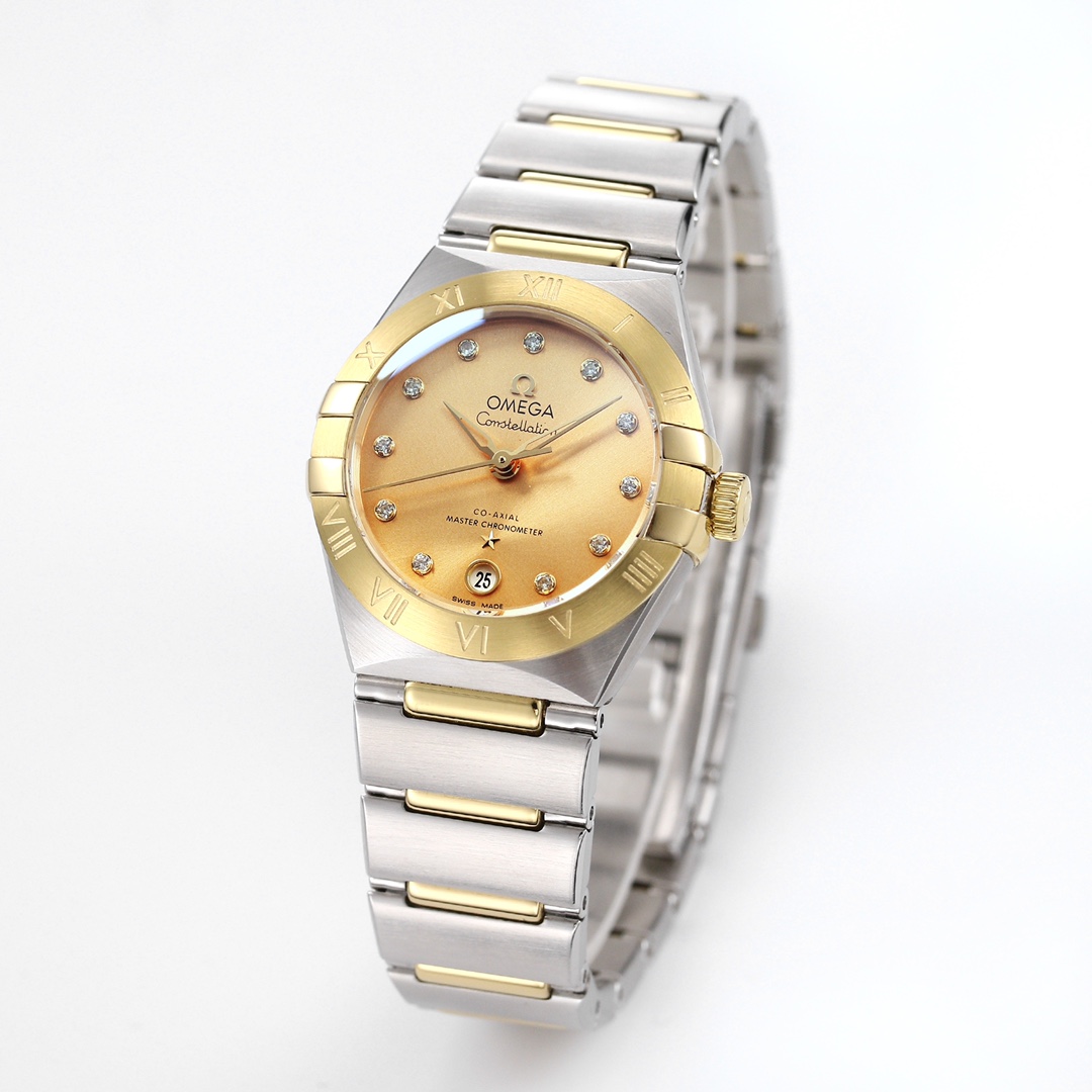 Omega 29 mm Tws Factory Original Mold Opening 24 ①tws 8700 Movement, ②watch Casewatch Strap 316l Cnc ③ Watch ④watch Clasp 2 ⑤ ⑥