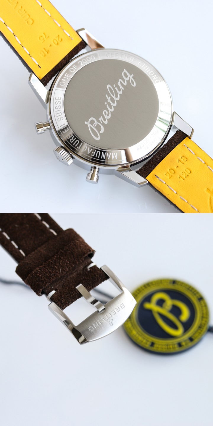 Breitling Blsnew Style Top Time 60 Chronograph Watch Dial-- Dial Diameter41 ,thickness14.3 Case, Strap, 2000