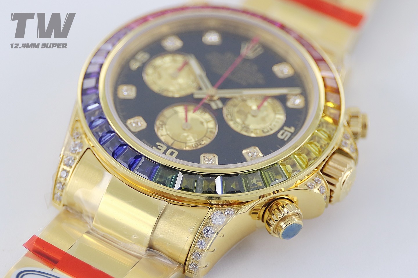 Rolex --twnew Style Chronograph 904l .watch Casesize40 mm Case Waterproof100 904l 36 Original, .movement 7750/4130 Strap Clasp, 904l