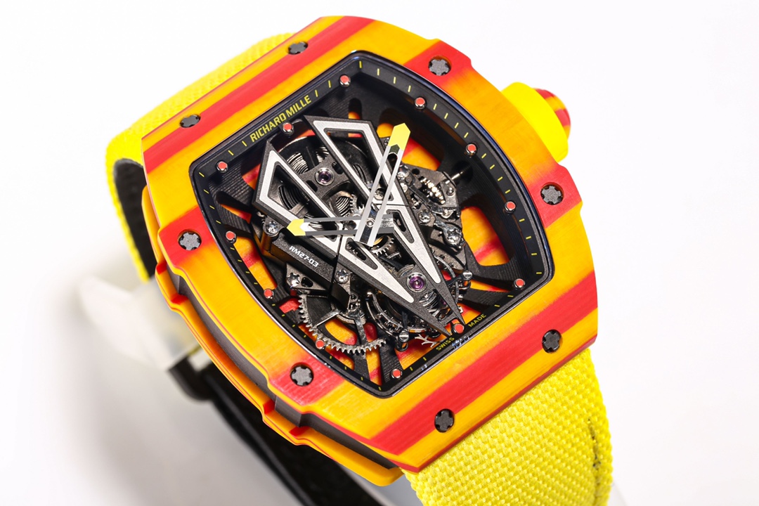Richard Mille Bbr 5g Rm27-03 Movement,movement Ntpt Watch Case 5gram. --rm27-03 Movement spanish Matador ,mechanical Tptquartz ,9 Strap, 5gram