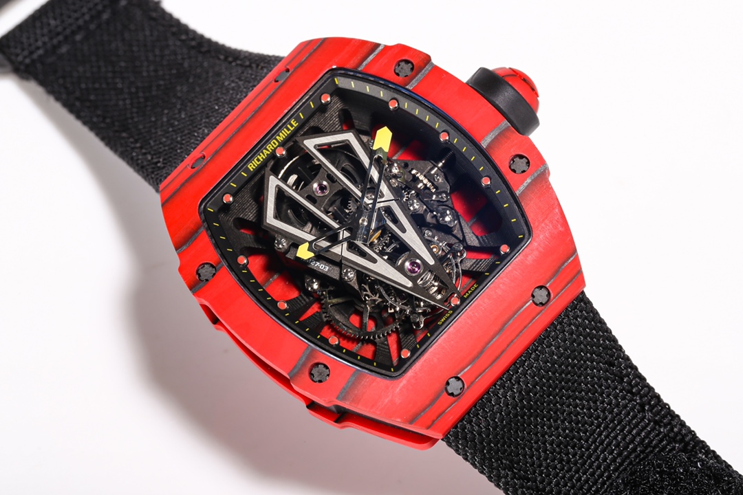 Richard Mille Bbr 5g Rm27-03 Movement,movement Ntpt Watch Case 5gram. --rm27-03 Movement spanish Matador ,mechanical Tptquartz ,9 Strap, 5gram