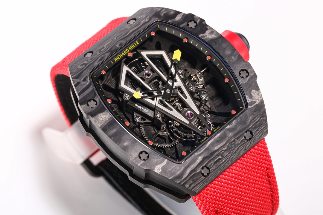 Richard Mille Bbr 5g Rm27-03 Movement,movement Ntpt Watch Case 5gram. --rm27-03 Movement spanish Matador ,mechanical Tptquartz ,9 Strap, 5gram