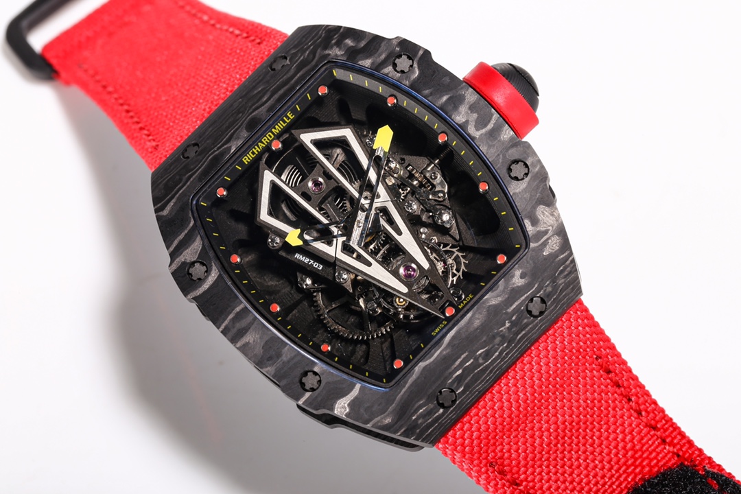 Richard Mille Bbr 5g Rm27-03 Movement,movement Ntpt Watch Case 5gram. --rm27-03 Movement spanish Matador ,mechanical Tptquartz ,9 Strap, 5gram