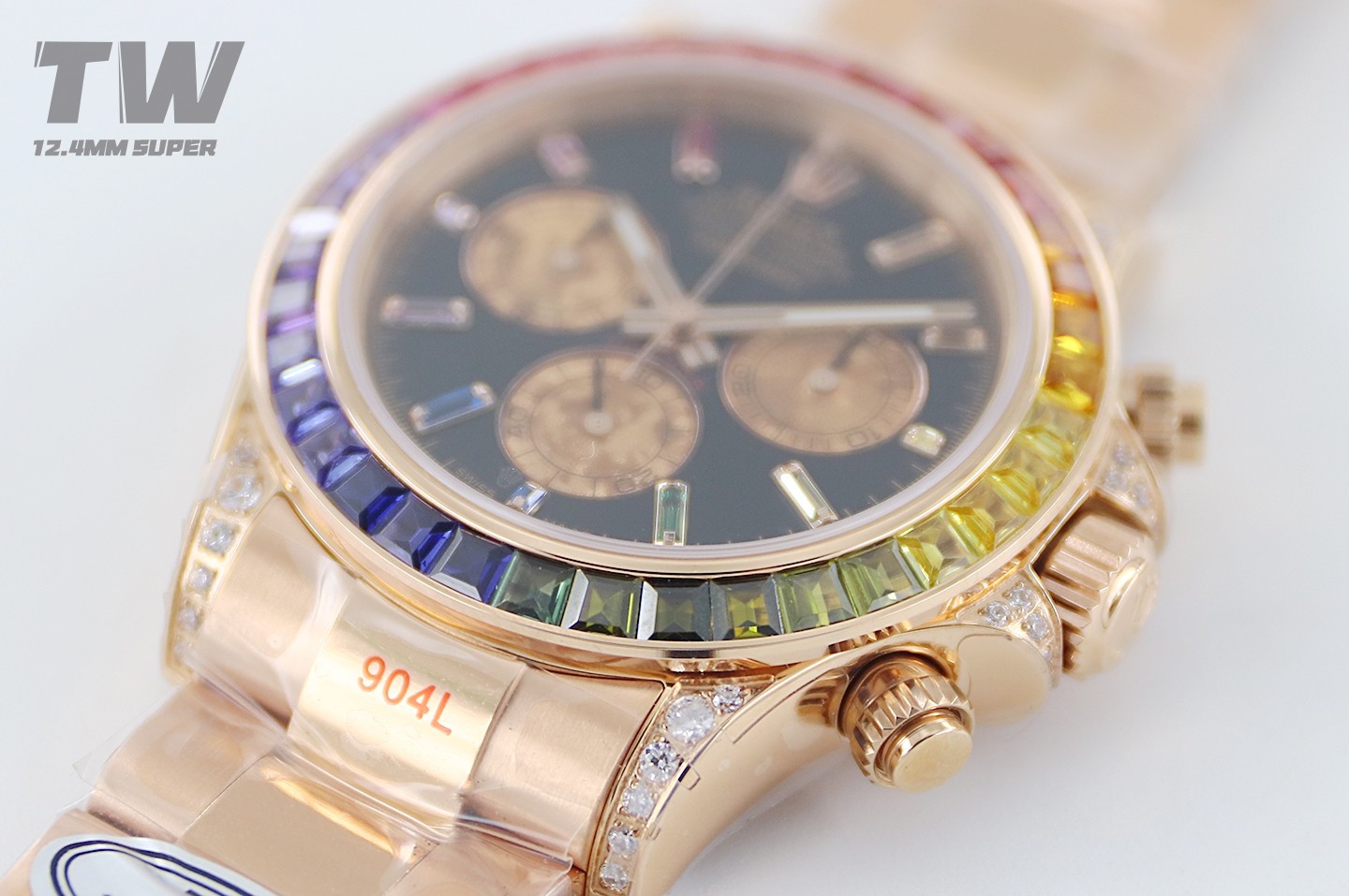 Rolex --twnew Style Chronograph 904l .watch Casesize40 mm Case Waterproof100 904l 36 Original, .movement 7750/4130 Strap Clasp, 904l