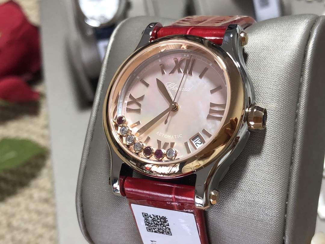 Chopard Nr Mold Opening 36 mm Womens Factory Happy Dimion Diamond Watch Strap Movement Top 2892 36size