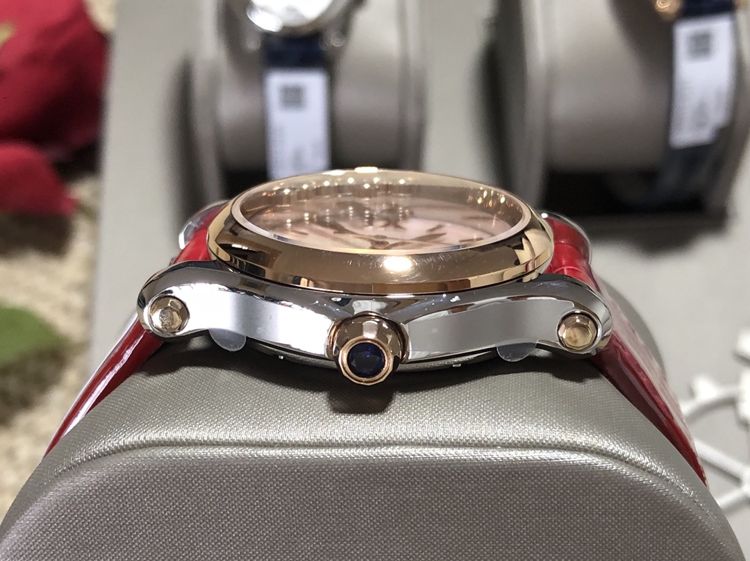 Chopard Nr Mold Opening 36 mm Womens Factory Happy Dimion Diamond Watch Strap Movement Top 2892 36size