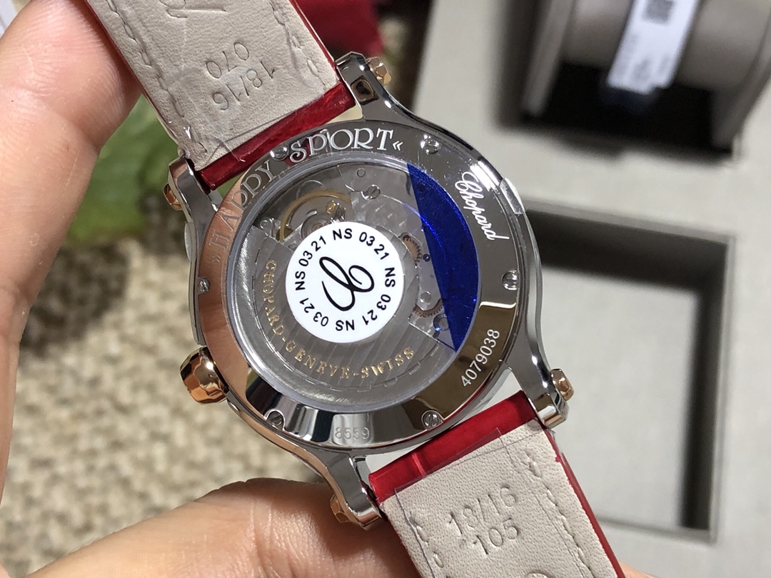 Chopard Nr Mold Opening 36 mm Womens Factory Happy Dimion Diamond Watch Strap Movement Top 2892 36size