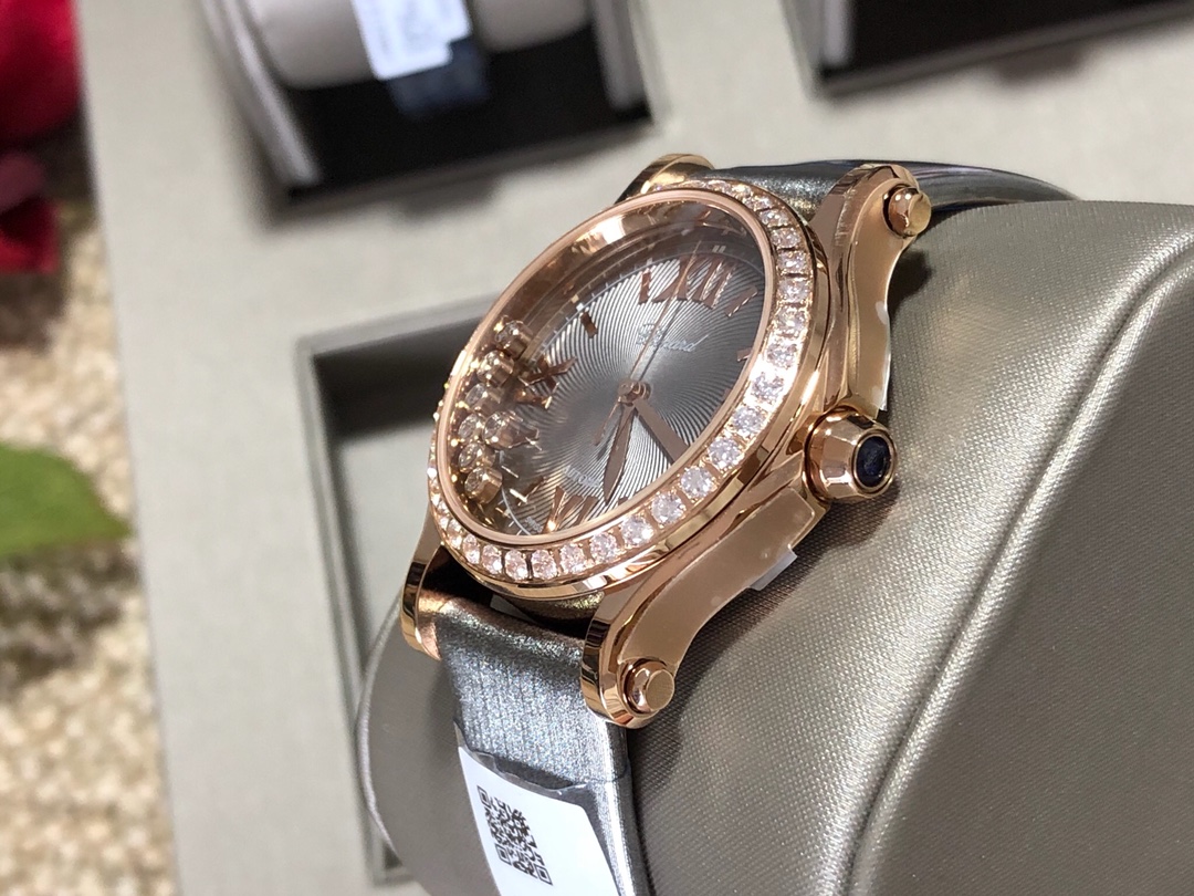 Chopard Nr Mold Opening 36 mm Womens Factory Happy Dimion Diamond Watch Strap Movement Top 2892 36size