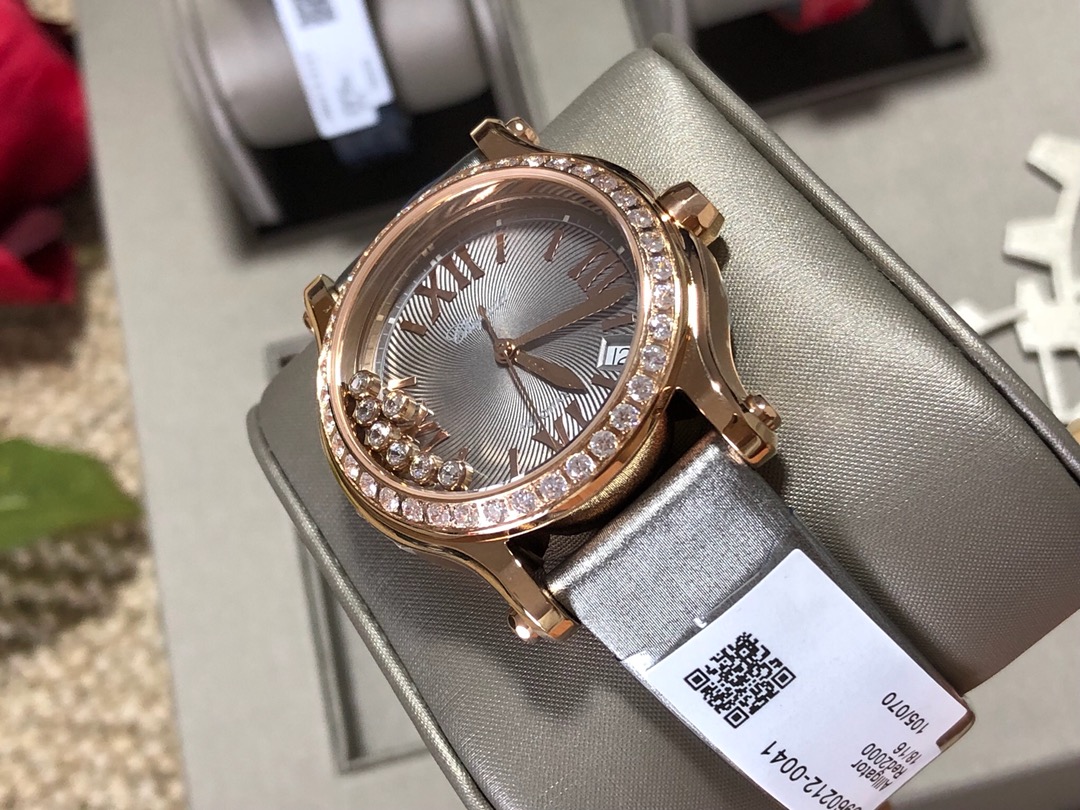 Chopard Nr Mold Opening 36 mm Womens Factory Happy Dimion Diamond Watch Strap Movement Top 2892 36size