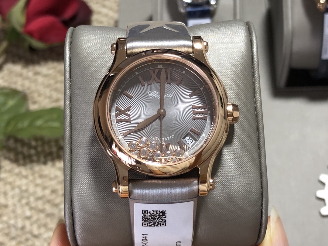 Chopard Nr Mold Opening 36 mm Womens Factory Happy Dimion Diamond Watch Strap Movement Top 2892 36size