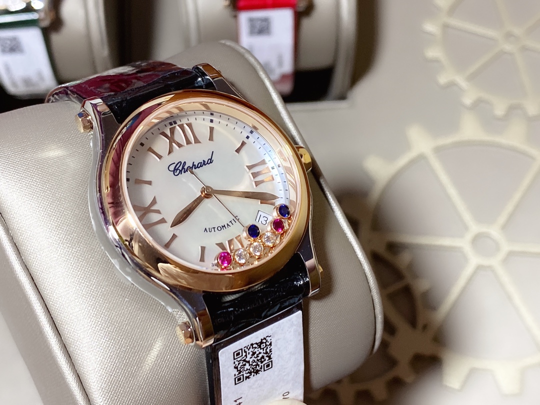 Iwc Nrchopard Chopardchopard Diamond New Style Chopard 36 mm 2892mechanical happy Diamonds .watch Dial Sport Case Movement Quartz / 2892mechanical Strap 100