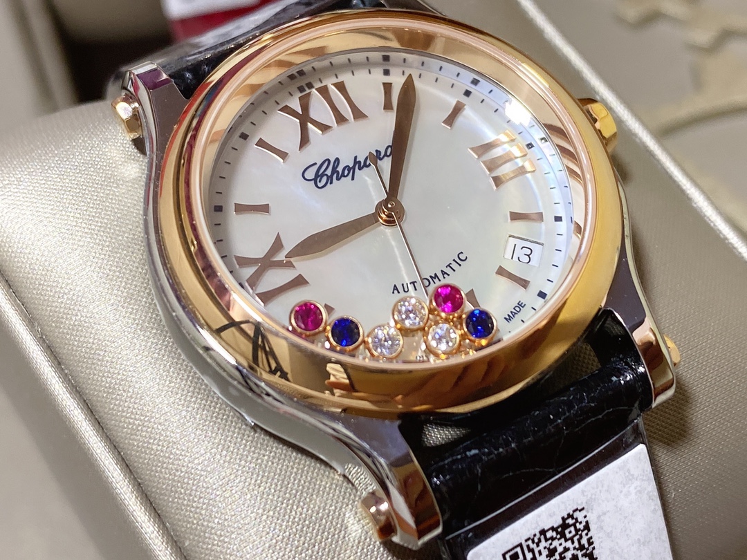 Iwc Nrchopard Chopardchopard Diamond New Style Chopard 36 mm 2892mechanical happy Diamonds .watch Dial Sport Case Movement Quartz / 2892mechanical Strap 100