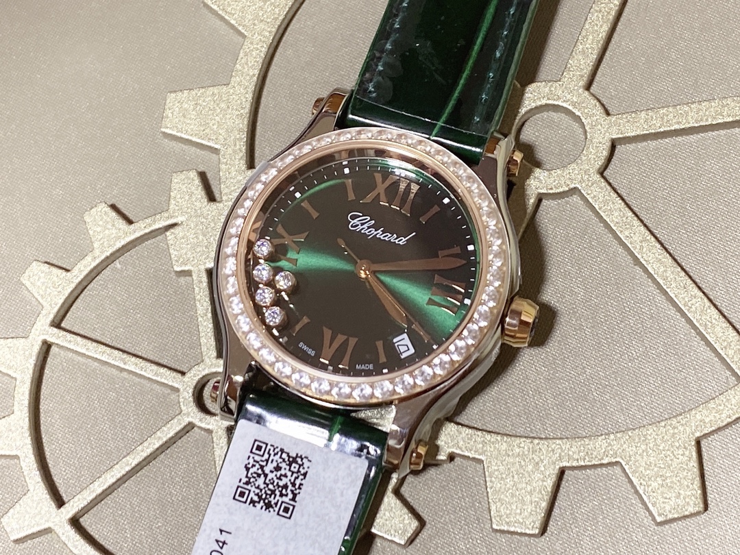 Iwc Nrchopard Chopard 36 mm 2892mechanical happy Diamonds Diamond .watch Dial Sport Case Movement Quartz / 2892mechanical Strap 100