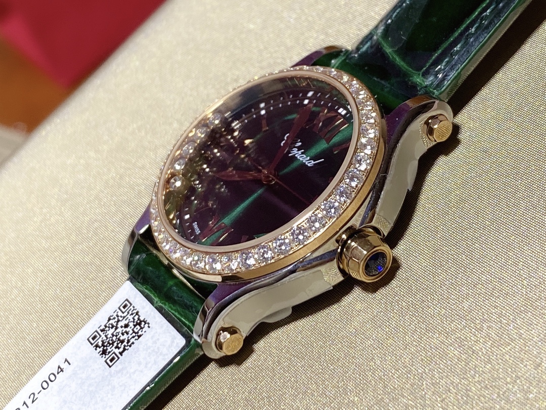 Iwc Nrchopard Chopard 36 mm 2892mechanical happy Diamonds Diamond .watch Dial Sport Case Movement Quartz / 2892mechanical Strap 100