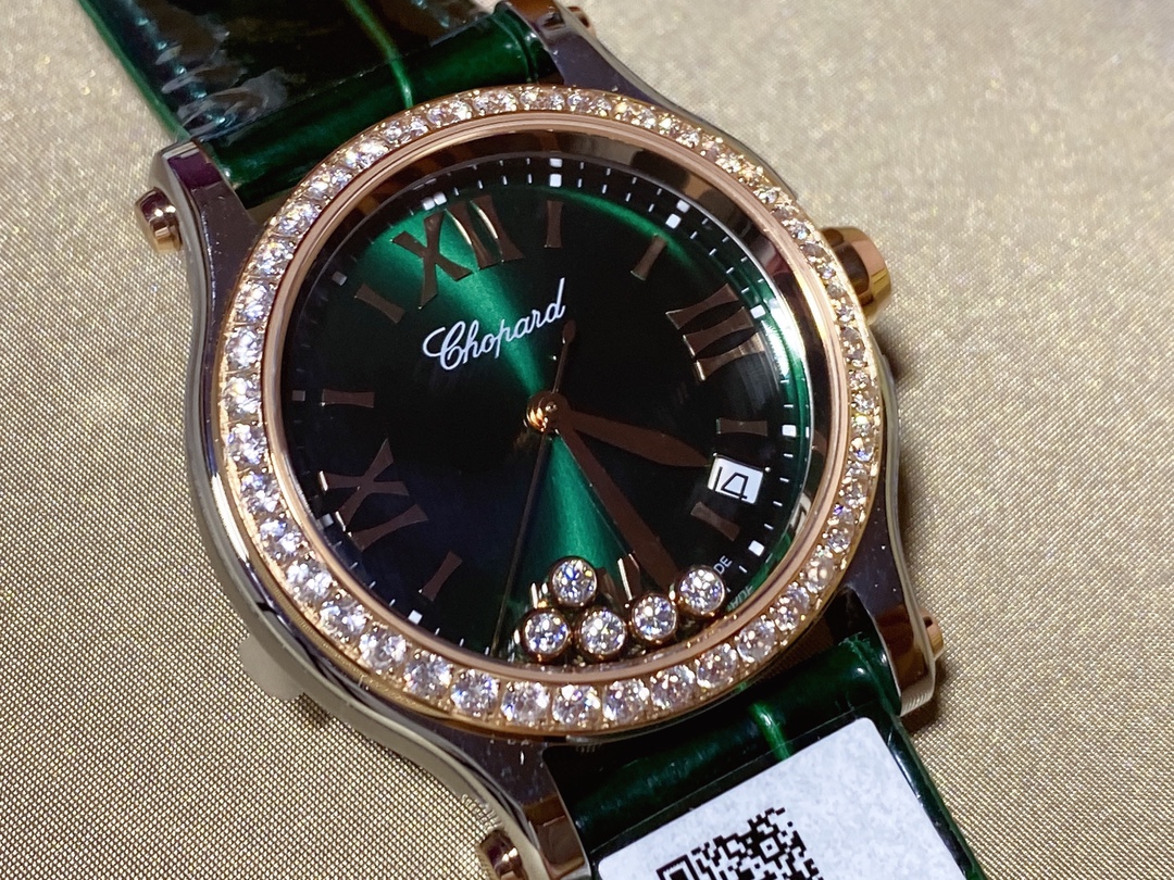 Iwc Nrchopard Chopard 36 mm 2892mechanical happy Diamonds Diamond .watch Dial Sport Case Movement Quartz / 2892mechanical Strap 100