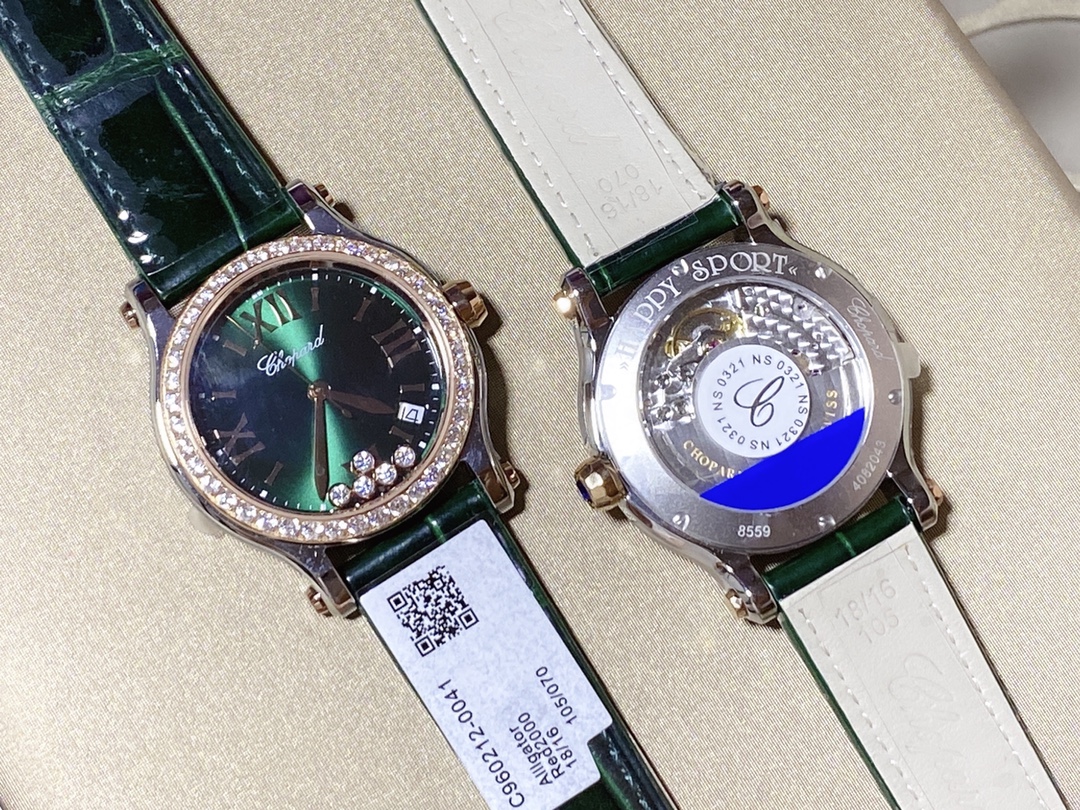 Iwc Nrchopard Chopard 36 mm 2892mechanical happy Diamonds Diamond .watch Dial Sport Case Movement Quartz / 2892mechanical Strap 100