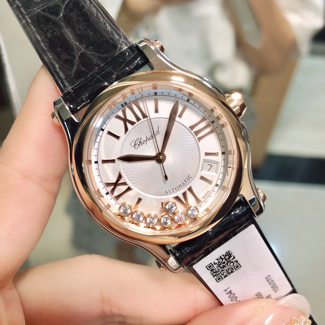 Chopard Nr Mold Opening 36 mm Womens Factory Happy Dimion Diamond Watch Strap Movement Top 2892 36size:wuwu