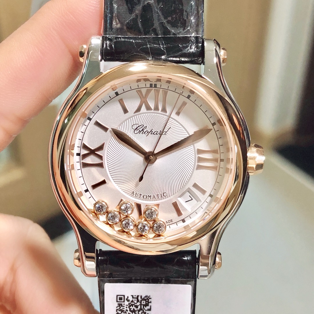 Chopard Nr Mold Opening 36 mm Womens Factory Happy Dimion Diamond Watch Strap Movement Top 2892 36size:wuwu