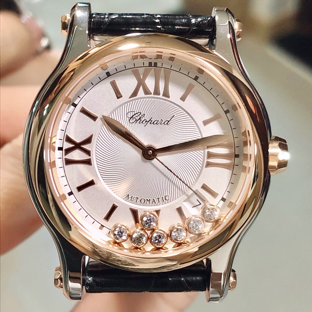 Chopard Nr Mold Opening 36 mm Womens Factory Happy Dimion Diamond Watch Strap Movement Top 2892 36size:wuwu