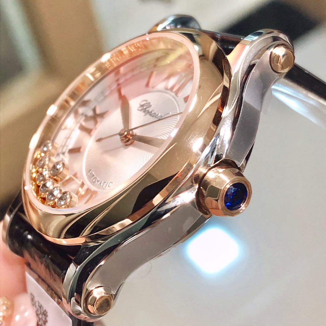 Chopard Nr Mold Opening 36 mm Womens Factory Happy Dimion Diamond Watch Strap Movement Top 2892 36size:wuwu