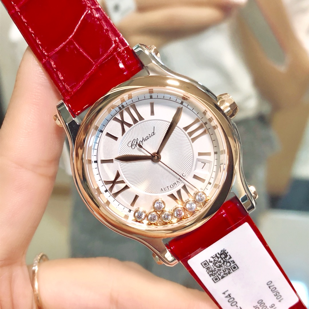 Chopard Nr Mold Opening 36 mm Womens Factory Happy Dimion Diamond Watch Strap Movement Top 2892 36size:wuwu