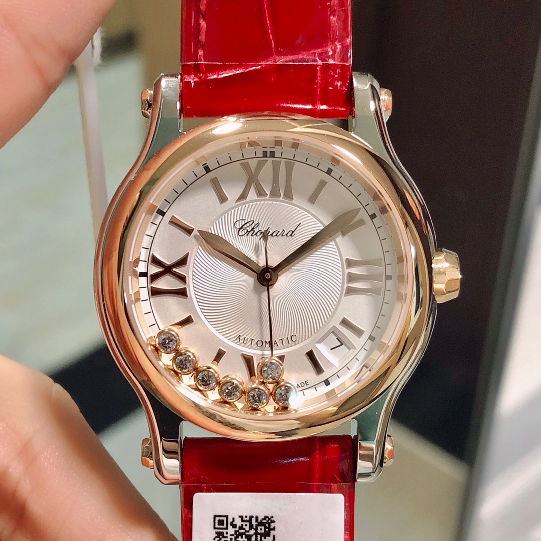 Chopard Nr Mold Opening 36 mm Womens Factory Happy Dimion Diamond Watch Strap Movement Top 2892 36size:wuwu