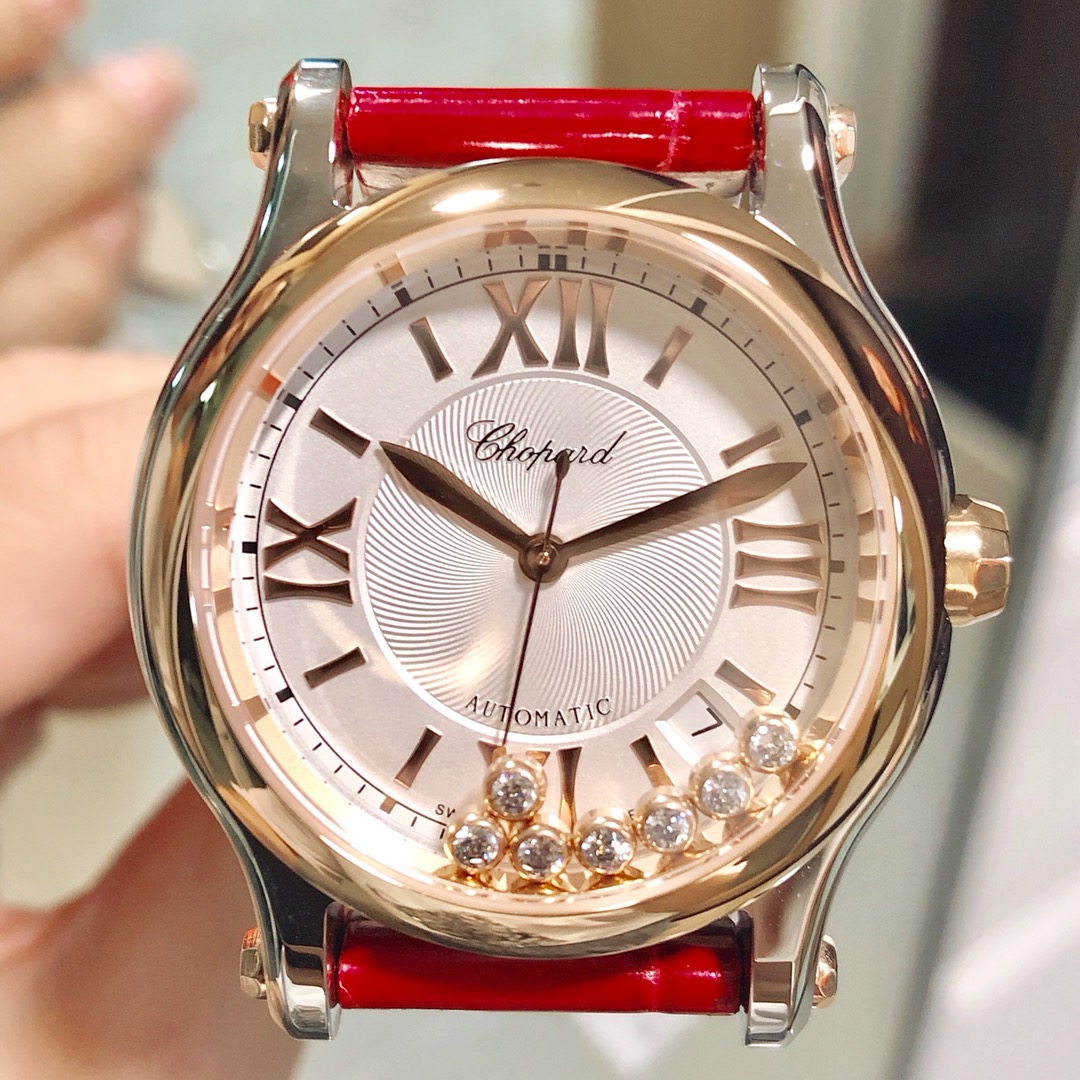 Chopard Nr Mold Opening 36 mm Womens Factory Happy Dimion Diamond Watch Strap Movement Top 2892 36size:wuwu