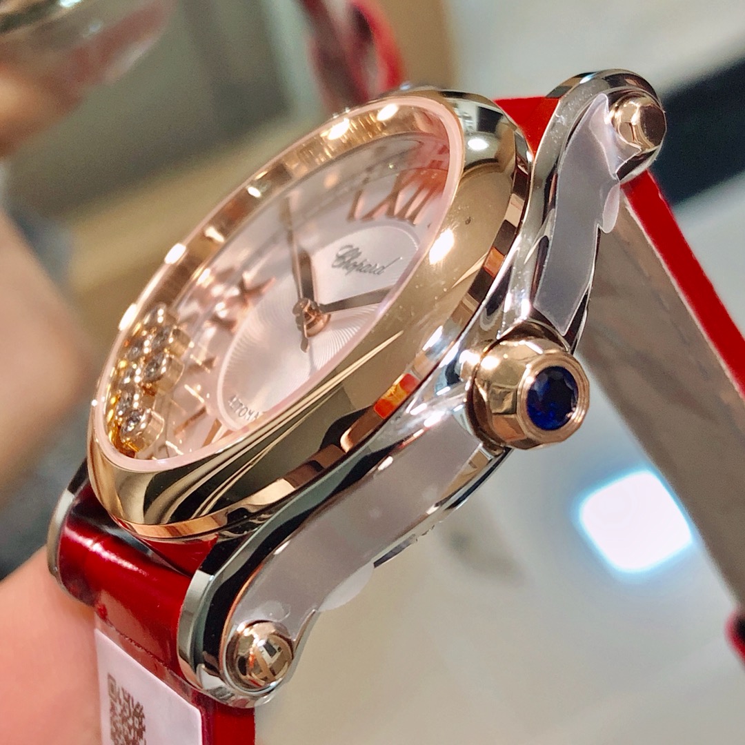 Chopard Nr Mold Opening 36 mm Womens Factory Happy Dimion Diamond Watch Strap Movement Top 2892 36size:wuwu