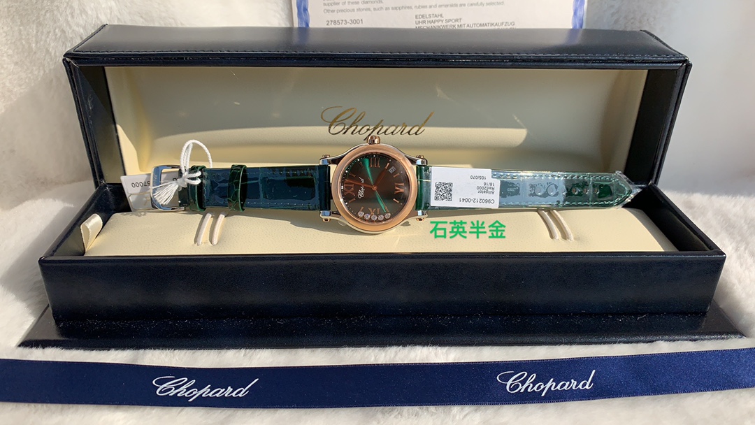 Iwc Nr Quartz36 mm happy Diamonds Diamond .watch Dial ,large Size5 Chopard 5 Sport Case Strap Dialdiametersmall Size36mm