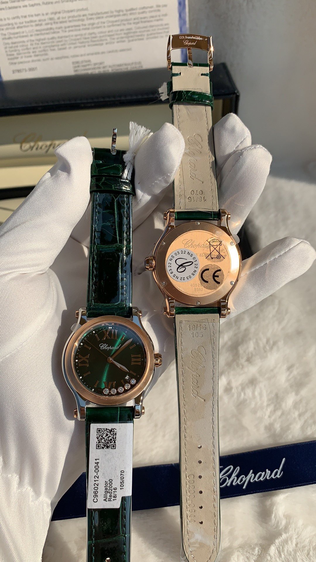 Iwc Nr Quartz36 mm happy Diamonds Diamond .watch Dial ,large Size5 Chopard 5 Sport Case Strap Dialdiametersmall Size36mm