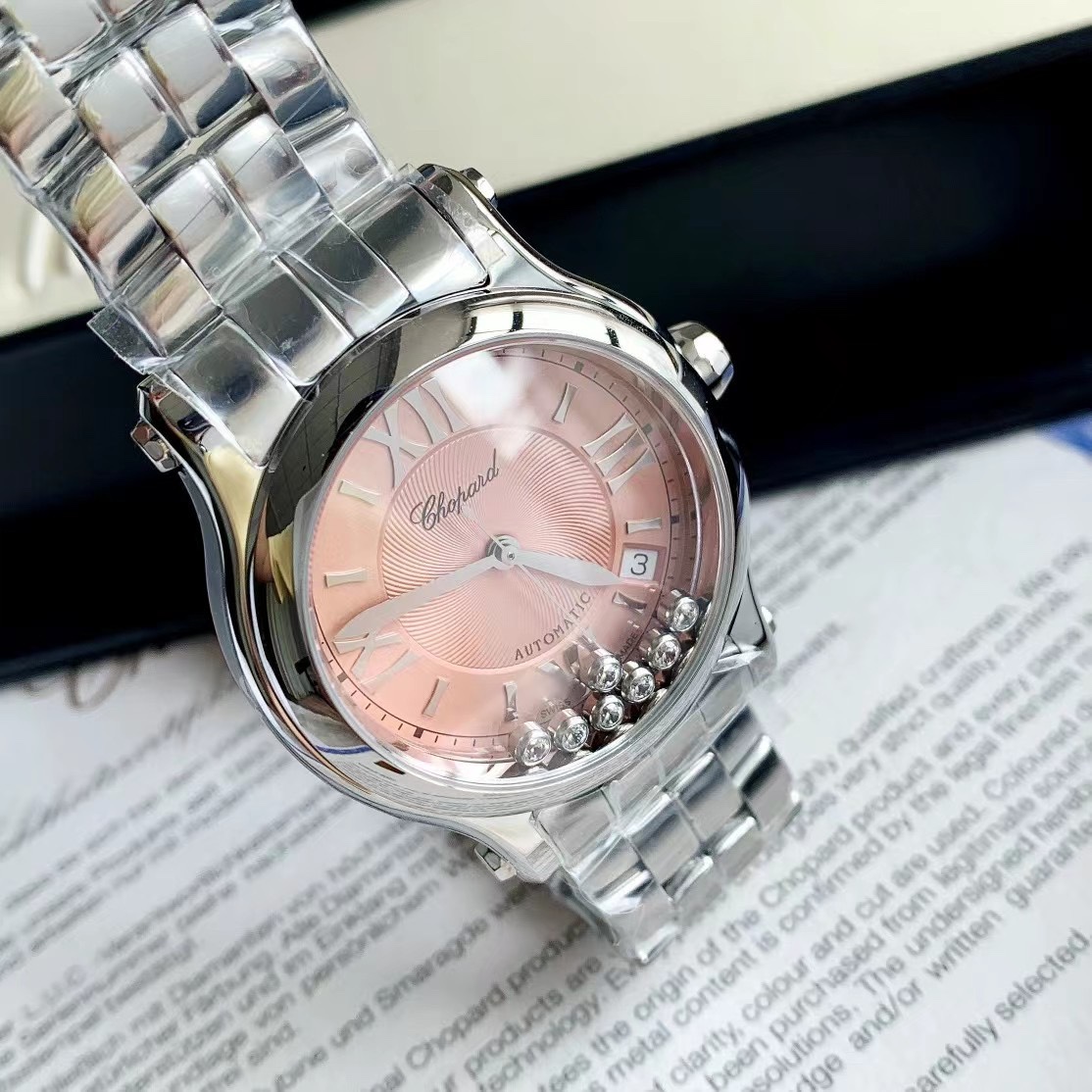 Chopard Nr happy Diamonds Diamond Sport Watch Case Dial