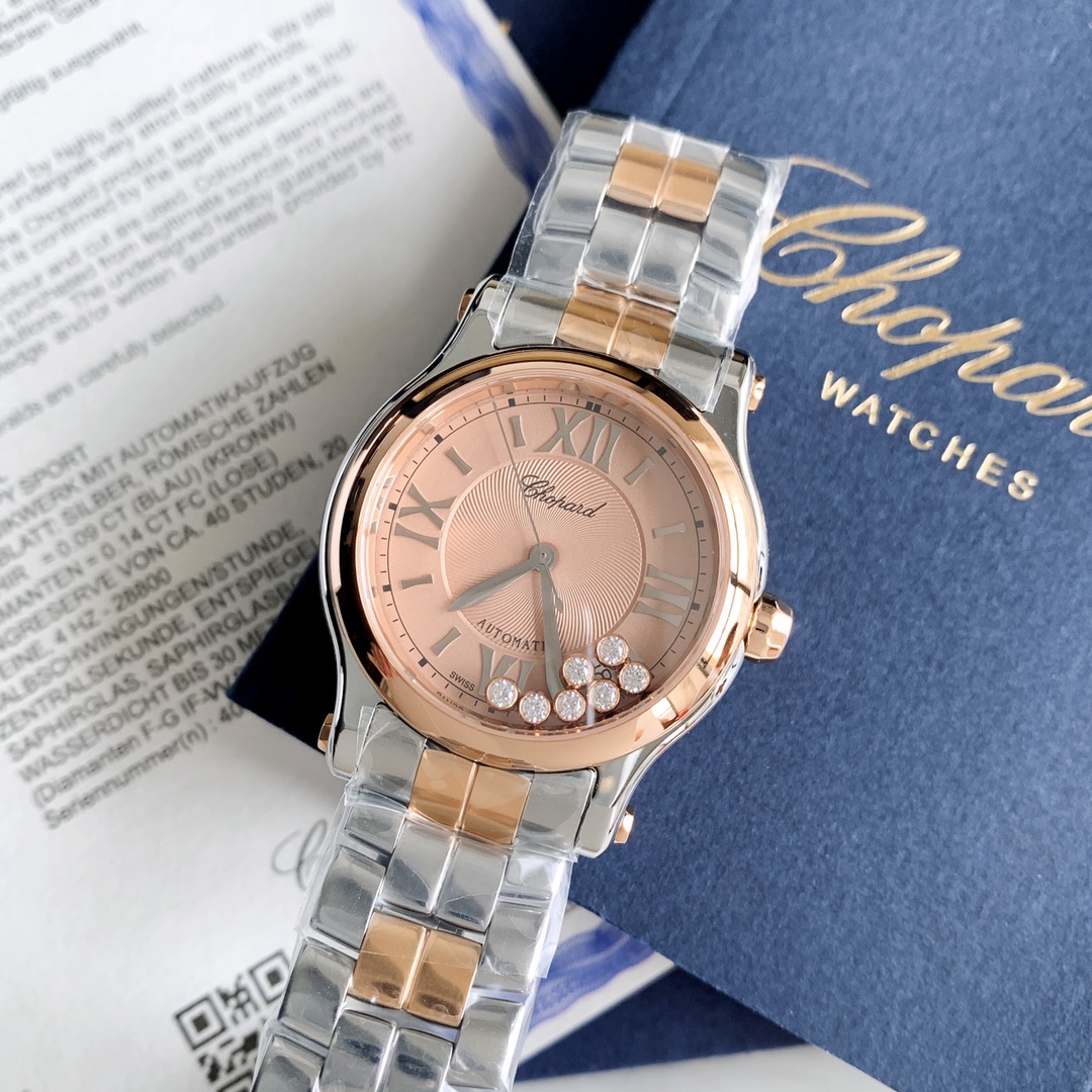 Chopard Nr happy Diamonds Diamond Sport Watch Case Dial