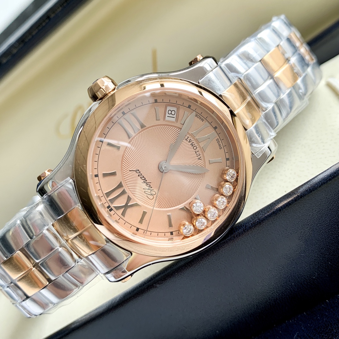 Chopard Nr happy Diamonds Diamond Sport Watch Case Dial