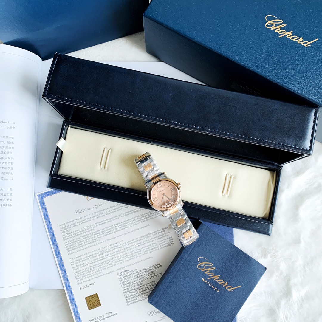 Chopard Nr happy Diamonds Diamond Sport Watch Case Dial