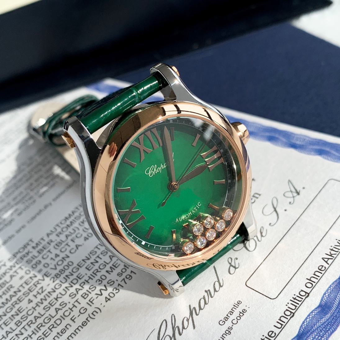 Chopard Nr happy Diamonds Diamond Sport Watch Case Dial