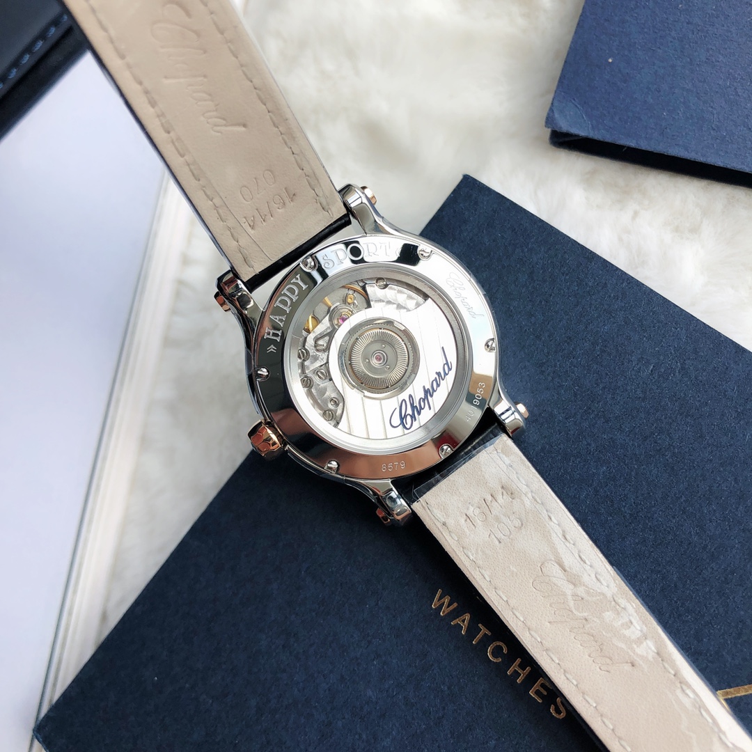 Chopard Nr-factopy33 mm happy Diamonds Diamond 5 Sport Watch Case Dial Nr-faeeory 2892 movement