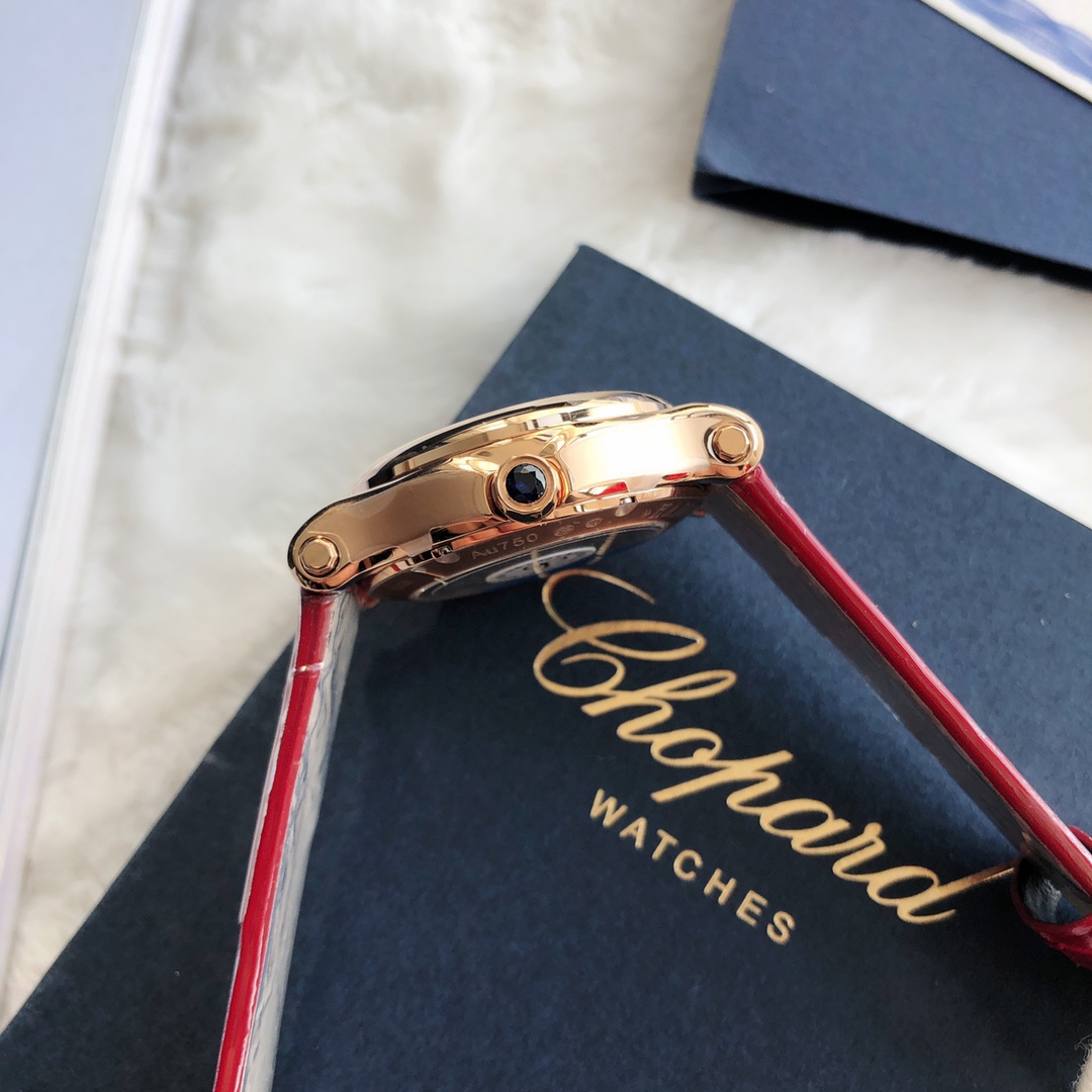 Chopard Nr-factopy33 mm happy Diamonds Diamond 5 Sport Watch Case Dial Nr-faeeory 2892 movement