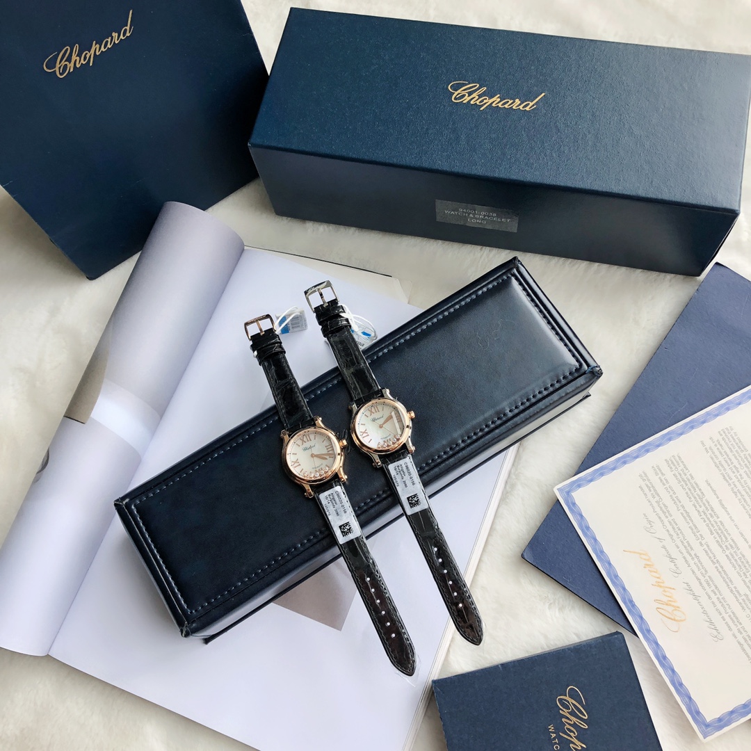 Chopard Nr-factopy33 mm happy Diamonds Diamond 5 Sport Watch Case Dial Nr-faeeory 2892 movement