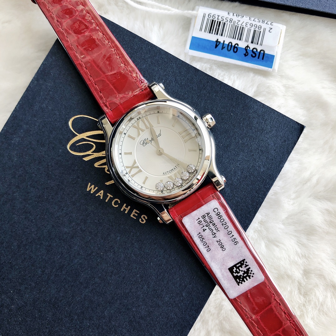 Chopard Nr-factopy33 mm happy Diamonds Diamond 5 Sport Watch Case Dial Nr-faeeory 2892 movement