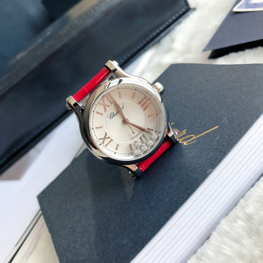 Chopard Nr-factopy33 mm happy Diamonds Diamond 5 Sport Watch Case Dial Nr-faeeory 2892 movement