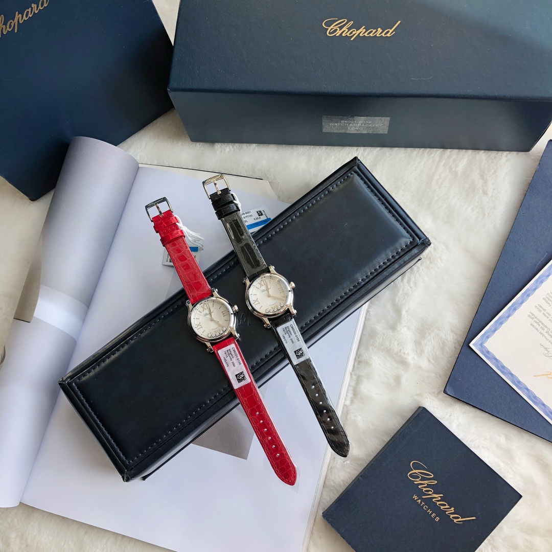 Chopard Nr-factopy33 mm happy Diamonds Diamond 5 Sport Watch Case Dial Nr-faeeory 2892 movement