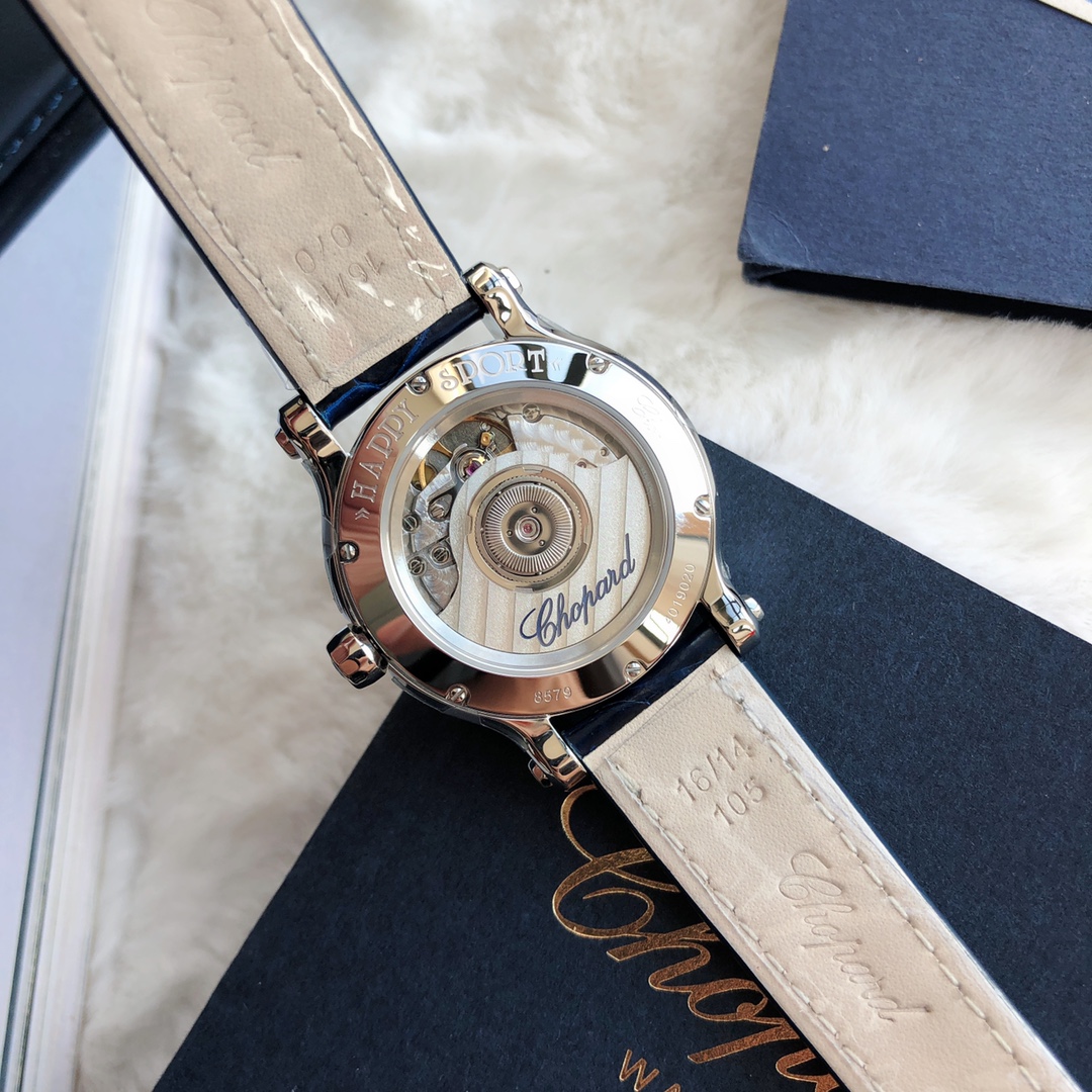 Chopard Nr-factopy33 mm happy Diamonds Diamond 5 Sport Watch Case Dial Nr-faeeory 2892 movement