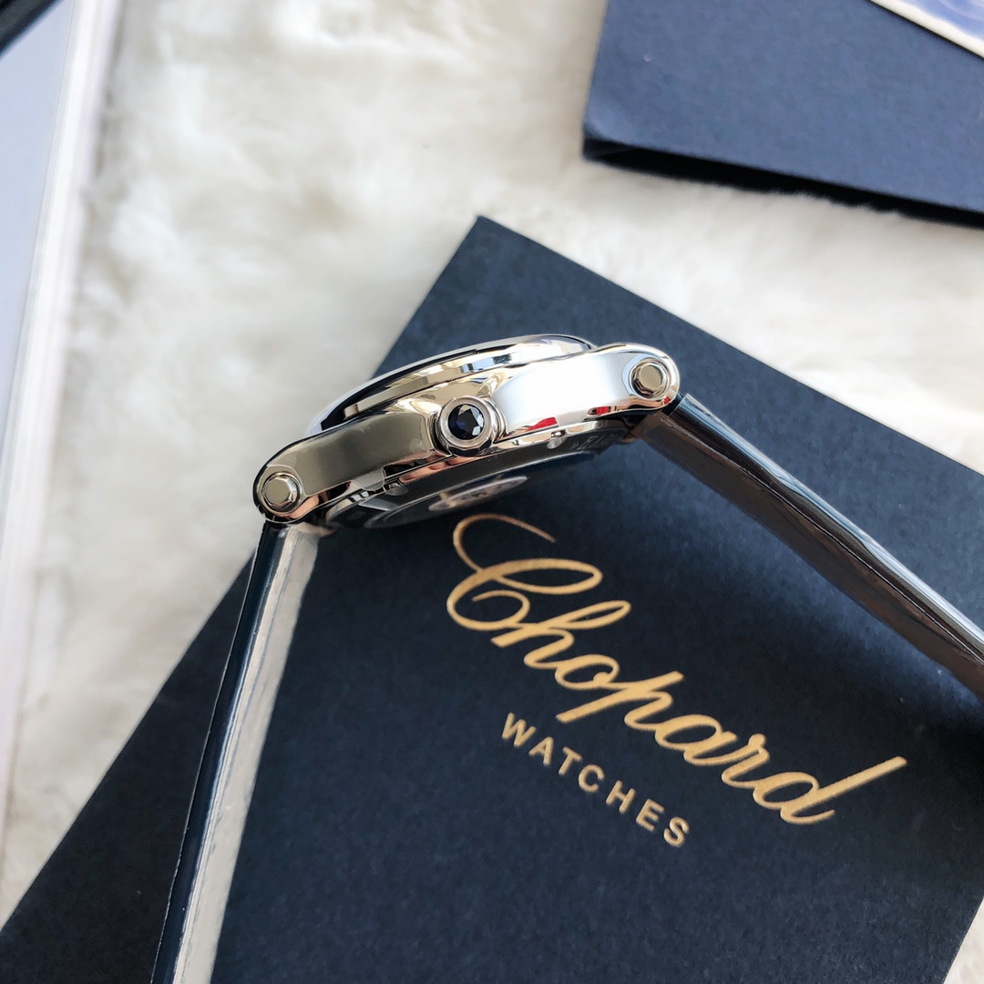 Chopard Nr-factopy33 mm happy Diamonds Diamond 5 Sport Watch Case Dial Nr-faeeory 2892 movement