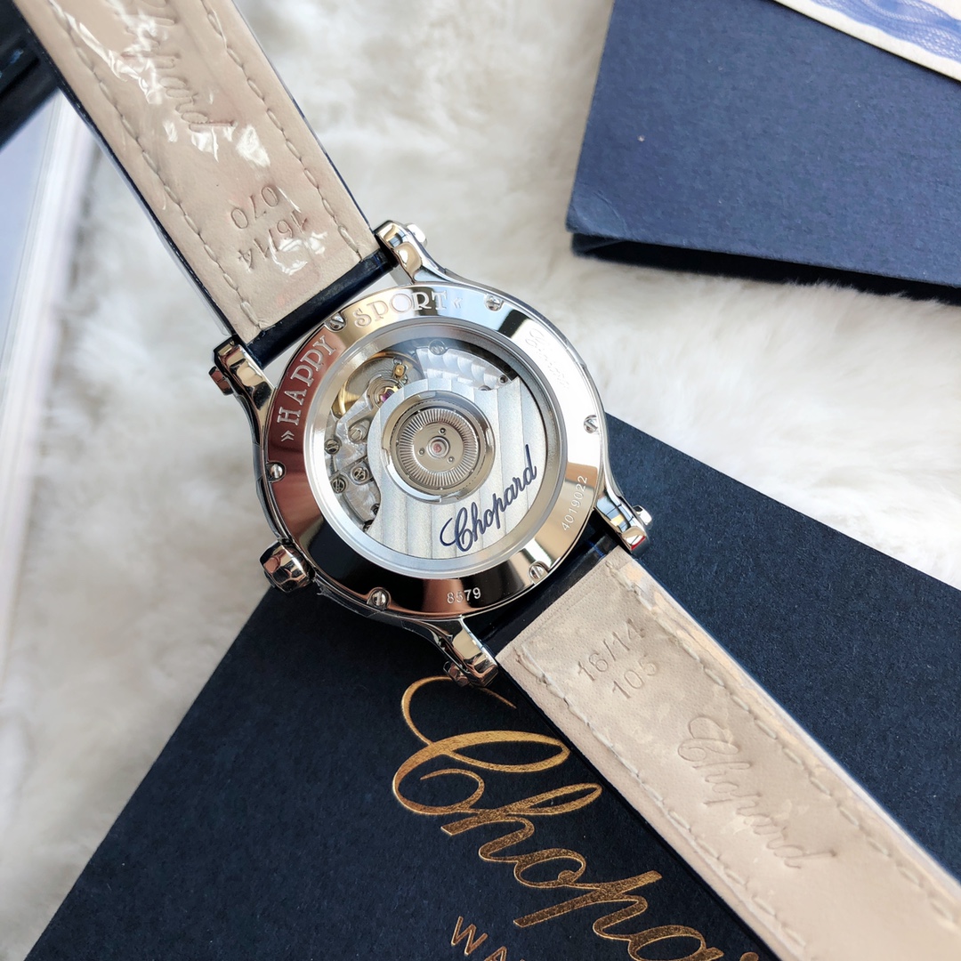Chopard Nr-factopy33 mm happy Diamonds Diamond 5 Sport Watch Case Dial Nr-faeeory 2892 movement
