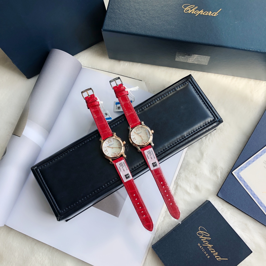 Chopard Nr-factopy33 mm happy Diamonds Diamond 5 Sport Watch Case Dial Nr-faeeory 2892 movement