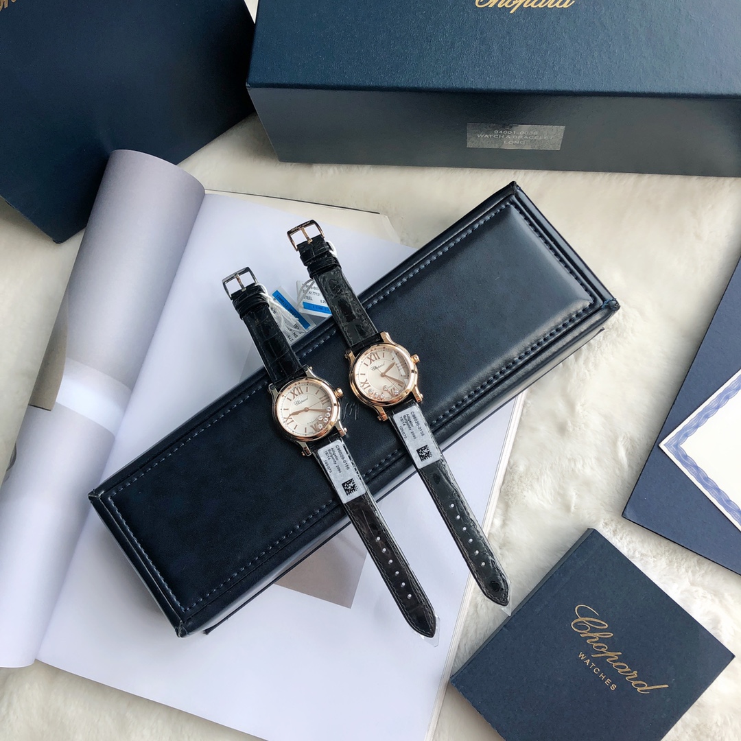 Chopard Nr-factopy33 mm happy Diamonds Diamond 5 Sport Watch Case Dial Nr-faeeory 2892 movement